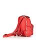 Valentino 100% Leather Red Valentino Rockstud Backpack Red Leather Women's One size - photo 2