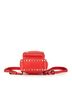 Valentino 100% Leather Red Valentino Rockstud Backpack Red Leather Women's One size - photo 3