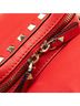 Valentino 100% Leather Red Valentino Rockstud Backpack Red Leather Women's One size - photo 9