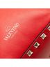 Valentino 100% Leather Red Valentino Rockstud Backpack Red Leather Women's One size - photo 10