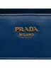 Prada 100% Leather Blue Prada Esplanade Handbag Shoulder Bag 1BA046 Blue Leather Women's PRADA One size - photo 8
