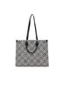 Louis Vuitton White Black Blue Louis Vuitton Monogram On the Go GM Handbag Tote Bag M57207 Black White Blue Canvas Leather Women's LOUIS VUITTON One size - photo 1