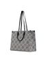 Louis Vuitton White Black Blue Louis Vuitton Monogram On the Go GM Handbag Tote Bag M57207 Black White Blue Canvas Leather Women's LOUIS VUITTON One size - photo 2