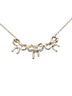 Tiffany 100% Sterling Silver Black Tiffany & Co. Triple Ribbon Necklace, Silver and Gold, SV925 18K Women's, TIFFANY One size - photo 3