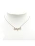 Tiffany 100% Sterling Silver Black Tiffany & Co. Triple Ribbon Necklace, Silver and Gold, SV925 18K Women's, TIFFANY One size - photo 9