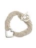 Tiffany 100% Sterling Silver Silver Toned Tiffany Heart Toggle Chain Bracelet Silver SV925 Women's TIFFANY&Co. One size - photo 1