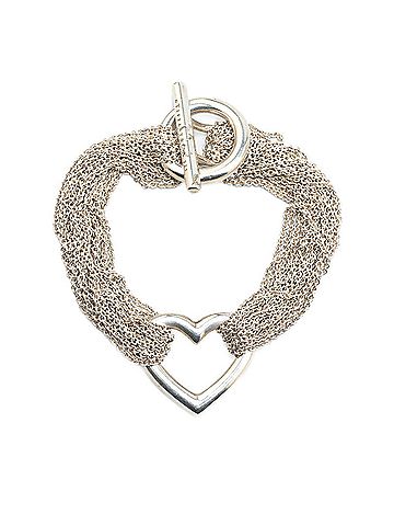 Tiffany Tiffany Heart Toggle Chain Bracelet Silver SV925 Women's TIFFANY&Co. (view 2)