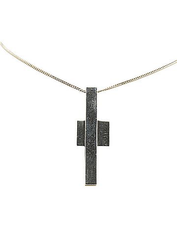 Gucci Gucci Cross Motif Necklace SV925 Silver Women's GUCCI (view 1)