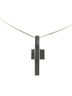 Gucci 100% Sterling Silver Multi Color Gucci Cross Motif Necklace SV925 Silver Women's GUCCI One size - photo 1