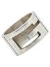 Gucci 100% Sterling Silver Multi Color Gucci G Logo Open Ring #12 SV925 Silver Women's GUCCI One size - photo 1