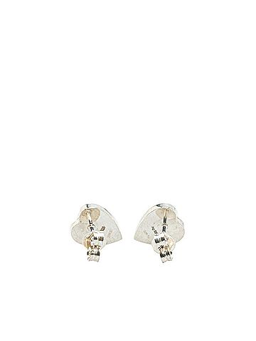 Gucci Gucci heart motif stud earrings in SV925 silver for women. (view 2)