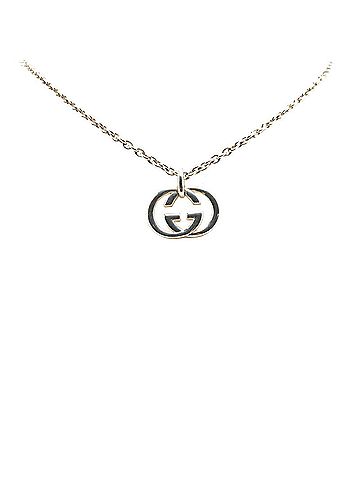 Gucci Gucci Interlocking G Necklace SV925 Silver Women's GUCCI (view 1)