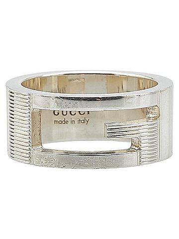 Gucci Gucci Cutout G Ring #7 SV925 Silver Women's GUCCI (view 2)