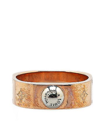 Louis Vuitton Louis Vuitton Nanogram Berg Ring Size: M M00214 Pink Gold Silver Plated Metal Women's LOUIS VUITTON (view 1)