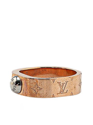 Louis Vuitton Louis Vuitton Nanogram Berg Ring Size: M M00214 Pink Gold Silver Plated Metal Women's LOUIS VUITTON (view 2)
