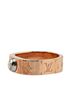 Louis Vuitton 100% Metal Pink Louis Vuitton Nanogram Berg Ring Size: M M00214 Pink Gold Silver Plated Metal Women's LOUIS VUITTON One size - photo 2