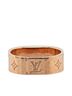 Louis Vuitton 100% Metal Pink Louis Vuitton Nanogram Berg Ring Size: M M00214 Pink Gold Silver Plated Metal Women's LOUIS VUITTON One size - photo 3