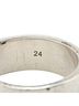 Gucci 100% Sterling Silver Multi Color Gucci Branded G Ring #24 SV925 Silver Men's GUCCI One size - photo 6