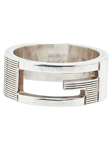 Gucci Gucci Branded G Ring #11 SV925 Silver Women's GUCCI (view 2)