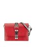 Prada 100% Leather Red Prada Electra Studded Shoulder Bag Red Leather Saffiano Women's PRADA One size - photo 1