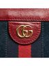 Gucci Blue Red Gucci Ophidia Chain Shoulder Bag 503877 Navy Red Leather Suede Women's GUCCI One size - photo 11