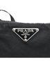 Prada 100% Nylon Black Prada Triangle Plate Shoulder Bag Black Nylon Women's PRADA One size - photo 9