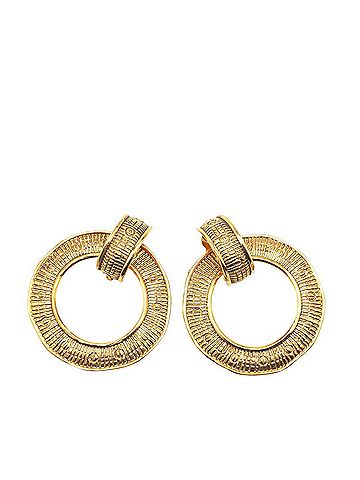 Chanel Chanel Earrings Gold Plated Women's CHANEL (view 1)
