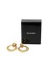 Chanel 100% Metal Gold Toned Chanel Earrings Gold Plated Women's CHANEL One size - photo 4