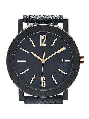 Bvlgari BVLGARI Watch BB41S Automatic Black Dial Stainless Steel Rubber Men's (view 1)