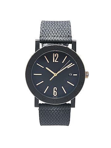 Bvlgari BVLGARI Watch BB41S Automatic Black Dial Stainless Steel Rubber Men's (view 2)