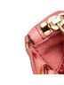 Prada 100% Leather Pink Prada Triangle Plate Galleria Handbag Shoulder Bag BN1874 Pink Saffiano Leather Women's PRADA One size - photo 4