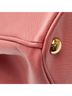 Prada 100% Leather Pink Prada Triangle Plate Galleria Handbag Shoulder Bag BN1874 Pink Saffiano Leather Women's PRADA One size - photo 9