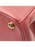 Prada 100% Leather Pink Prada Triangle Plate Galleria Handbag Shoulder Bag BN1874 Pink Saffiano Leather Women's PRADA One size - photo 10