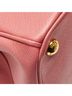 Prada 100% Leather Pink Prada Triangle Plate Galleria Handbag Shoulder Bag BN1874 Pink Saffiano Leather Women's PRADA One size - photo 11