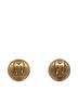Hermès 100% Metal Gold Toned Hermes Trumpet Ribbon Motif Earrings Gold Plated Women's HERMES One size - photo 2