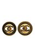 Chanel 100% Metal Gold Toned Chanel Coco Mark Earrings Gold Plated Women's CHANEL One size - photo 1