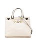 Gucci 100% Leather Gold Silver White Gucci Zumi Horsebit Handbag Shoulder Bag 564714 White Gold Silver Leather Women's GUCCI One size - photo 1