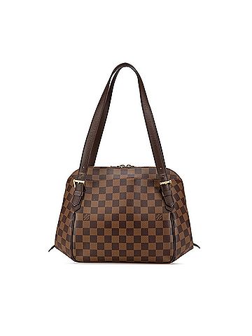 Louis Vuitton Louis Vuitton Damier Belem MM Handbag N51174 Brown PVC Leather Women's LOUIS VUITTON (view 1)