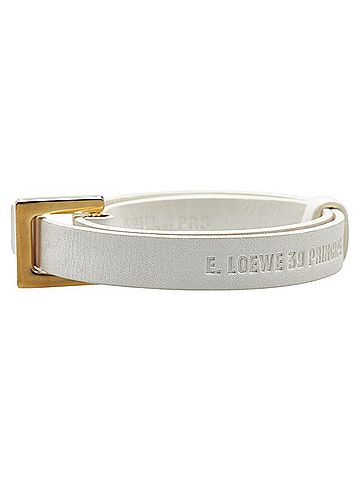 Loewe LOEWE Bracelet White Leather Women's (view 1)