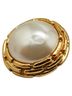 Chanel Gold Toned Chanel Earrings Gold Plated Faux Pearl Women's CHANEL One size - photo 4