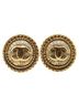 Chanel 100% Metal Gold Toned Chanel Coco Mark Chain Earrings Gold Plated Women's CHANEL One size - photo 2