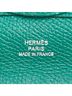 Hermès 100% Leather Green Hermes Bastia Coin Case Green Epsom Leather Women's HERMES One size - photo 9