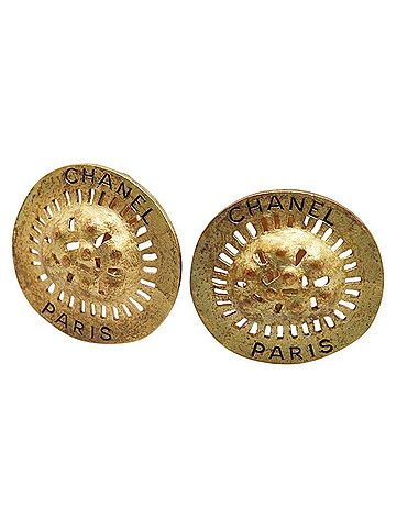 Chanel Chanel Earrings Gold Plated Women's CHANEL (view 1)