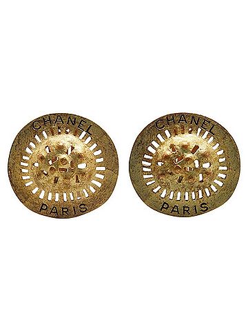 Chanel Chanel Earrings Gold Plated Women's CHANEL (view 2)