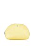 Tory Burch 100% Canvas Yellow Tory Burch logo pouch, cosmetic accessory case, yellow canvas, women's One size - photo 1