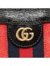Gucci 100% Leather Black Red Gucci Ophidia Sherry Line Chain Shoulder Bag 503877 Red Black Leather Suede Women's GUCCI One size - photo 4
