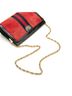 Gucci 100% Leather Black Red Gucci Ophidia Sherry Line Chain Shoulder Bag 503877 Red Black Leather Suede Women's GUCCI One size - photo 7