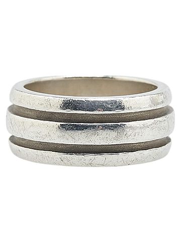 Tiffany Tiffany Grooved Ring, SV925 Silver, Women's, TIFFANY & Co. (view 2)