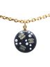 Chanel Black Chanel Coco Mark Necklace Gold Black Plated Fake Pearl Women's CHANEL One size - photo 2