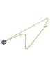 Chanel Black Chanel Coco Mark Necklace Gold Black Plated Fake Pearl Women's CHANEL One size - photo 4